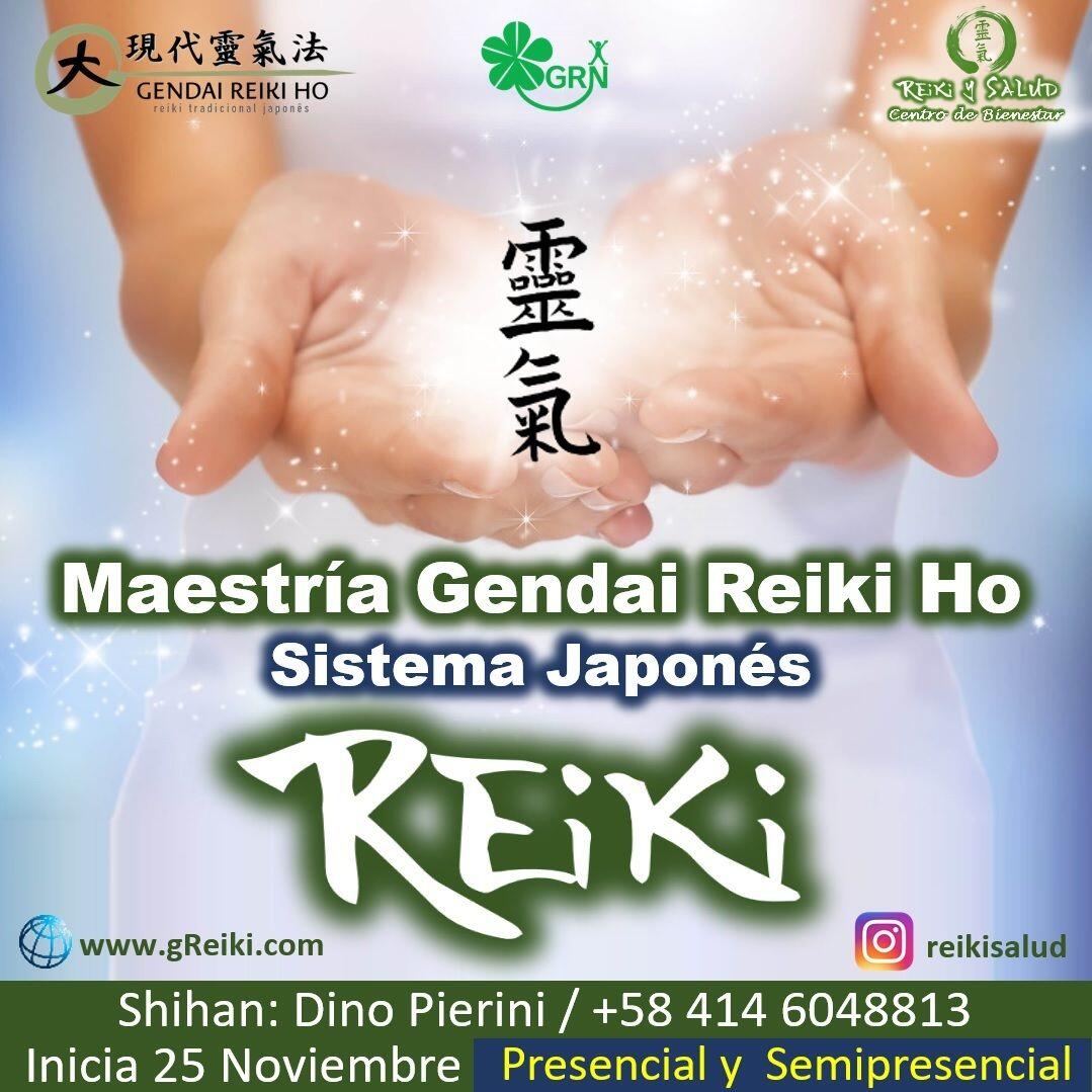 AUN ESTAS A TIEMPO. Con alegría quiero invitarte a que este mismo año 2022, te comiences a empoderar de tu energía de salud y promover así tu bienestar, aprendiendo Usui Reiki Ryoho, con la escuela tradicional japonesa Gendai Reiki Ho, en Casa Reiki y Salud. El 26 de Noviembre se inicia un nuevo ciclo formal del programa de formación con el sistema japonés, que te llevará a la MAESTRÍA Interior o Maestría Docente de esta hermosa practica, con el aval internacional de la Gendai Reiki Network en Japón.🌞 Cada Curso tiene el mismo formato, cinco encuentros, cuatro de forma presencial y/o virtual vía Microsoft TEAMS en vivo; y un encuentro presencial en la ciudad de Maracaibo para la iniciación/sintonización y práctica/consultoría.🌞 Reiki Ho es una terapia holística natural cuyo objetivo es el restablecimiento del equilibrio y la armonía en nuestro ser, promoviendo la sanación física, mental y emocional. Son jornadas vivenciales, donde revitalizaremos nuestra capacidad de sanación, aprenderemos las prácticas de meditación/autopurificación; y canalizar conscientemente energía sanadora de forma presencial y a la distancia, integrando las practicas en nuestro día a día.Casa Reiki y Salud, comparte las técnicas de la Gendai Reiki Healing Association de Japón, con el respaldo internacional de la Gendai Reiki Network. Cursos dictados por Dino Pierini (@DinoPierini), Shihan de la escuela Gendai Reiki Ho desde el año 2008 y miembro de la Gendai Reiki Healing Association en Japón.Los cursos incluyen certificado y manuales IMPRESOS con RESPALDO INTERNACIONAL. Si estas interesado, te invito a contactarme al +58 414 6048813 o utilizando el enlace del perfil: www.gReiki.com/infoGracias, Gracias, Gracias, un abrazo de luz, Gassho, @DinoPierini🌐 www.gReiki.com#cursosmaracaibo #talleresmaracaibo #reiki #reikimaracaibo #reikivenezuela #gendaireikiho #shoden #reikisalud #reikizulia