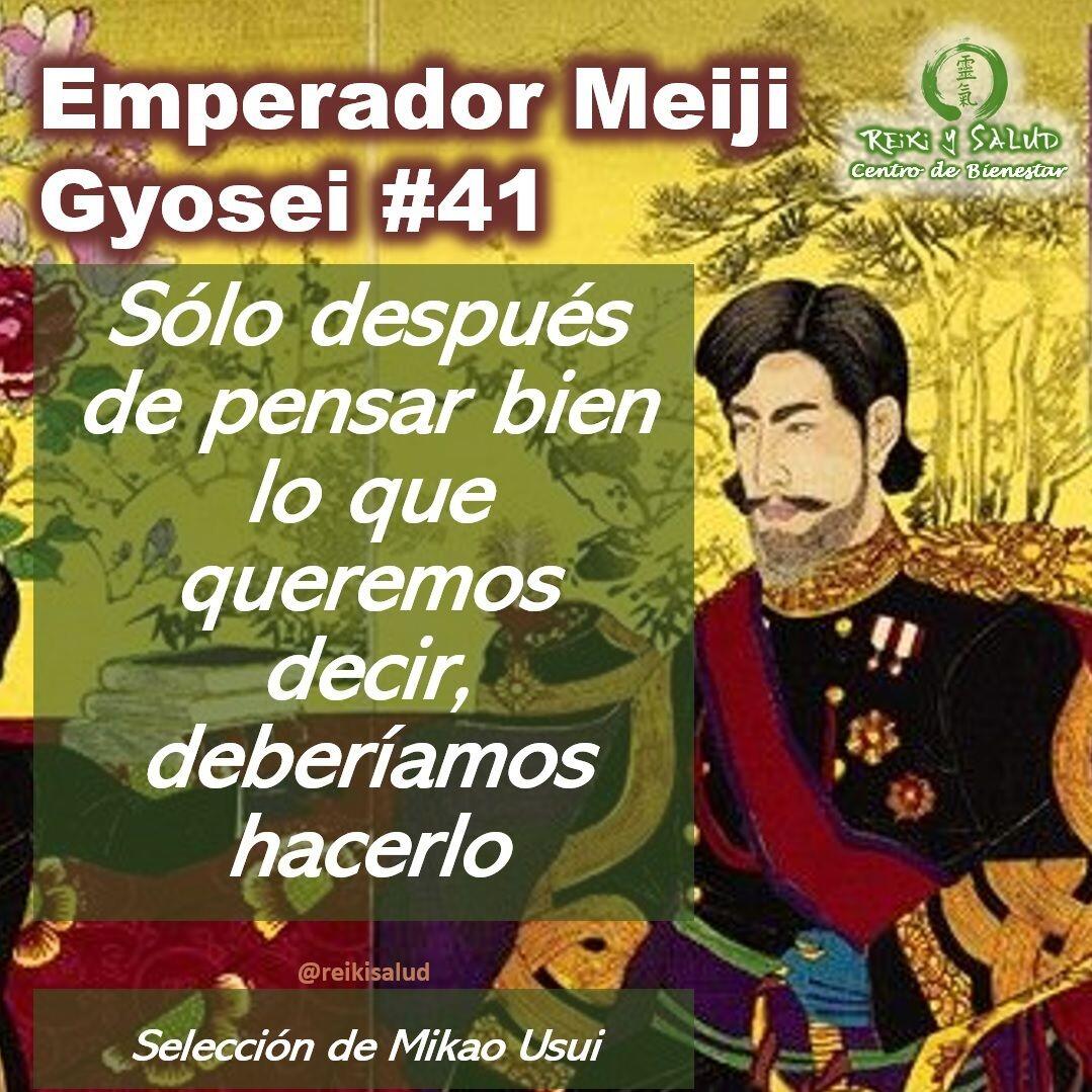 Compañeros de viaje, un gran abrazo de luz. Esta semana comparto el 𝗚𝘆𝗼𝘀𝗲𝗶, 𝗣𝗼𝗲𝘀í𝗮 𝗱𝗲𝗹 𝗘𝗺𝗽𝗲𝗿𝗮𝗱𝗼𝗿 𝗱𝗲 𝗠𝗲𝗶𝗷𝗶 𝗡𝗼 41, que sensei 𝗠𝗶𝗸𝗮𝗼 𝗨𝘀𝘂𝗶 incorporo al sistema 𝗨𝘀𝘂𝗶 𝗥𝗲𝗶𝗸𝗶 𝗥𝘆𝗼𝗵𝗼. Que lo disfruten:Es importante mencionar que la traducción en español es una interpretación desde el idioma original (Japonés), lo que dificulta mantener las reglas gramaticales y pausas del idioma original.Que lo disfruten:𝑬𝒔𝒑𝒂ñ𝒐𝒍:Sólo después de pensar bien lo que queremos decir, deberíamos hacerlo.𝑱𝒂𝒑𝒐𝒏é𝒔:おもふこと思ひ定めて後にこそ人にはかくと　いふべかりけれOmoukotoOmoi sadamete atoni kosoHitoniha kakuto iu bekarikere𝑼𝒏𝒂 𝑰𝒏𝒕𝒆𝒓𝒑𝒓𝒆𝒕𝒂𝒄𝒊ó𝒏:Las relaciones sanas se construyen sobre la base de una buena comunicación. Siempre tomamos decisiones y las expresamos «pensando, hablando y actuando», pero hablar es especialmente importante y difícil. Cuando tratamos de comunicar algo a los demás, debemos elegir cuidadosamente nuestras palabras sin dejarnos llevar por las emociones para poder transmitirlas correctamente.Te invitamos a leerlo, leer la interpretación propuesta y sacar además tus propias reflexiones o interpretación.Una bella reflexión que los invito hacer desde la paz.️ Feliz viaje de auto descubrimiento y despertarSi te gusta la publicación Compártela, Etiqueta a Otros, Gracias, gracias gracias⁣Casa Reiki y Salud, una caricia para el alma, ampliando el circulo de luz, promoviendo una vida de salud y felicidad.Gracias, gracias, gracias, Námaste, @dinopieriniSi te interesa leer otros poemas te invito a visitar🌐 WEB: www.gReiki.com#gratitud #consciencia #inspiracion reikimaracaibo #reikizulia #reikivenezuela #reikisalud #emperadormeiji #poemasreiki #poemasmeiji #poemasemperadormeiji #gyoseimeiji