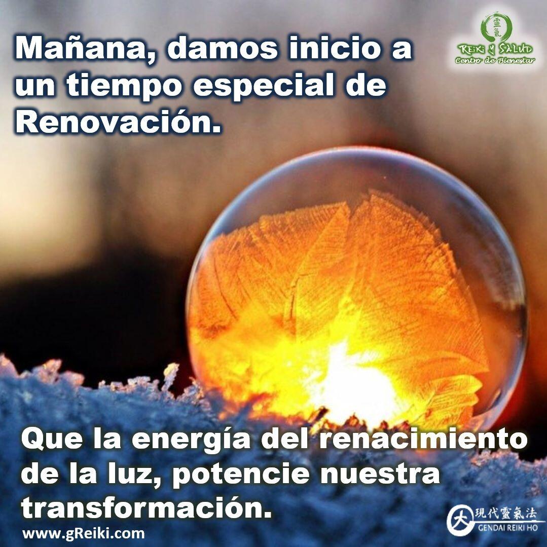 Mañana, 21 de Diciembre damos inicio a una ventana de tiempo especial de renovación. Que la energía del renacimiento de la luz potencie nuestra transformación, para construir un futuro mejor.Que la energía del renacimiento de la luz potencie nuestra transformación, para nuestro beneficio, los que nos rodean, familia, país, nuestra madre tierra y universo-Dios.🌞Permitamos que estos días sean días especiales de encuentro en familia y de renovación interior. LA LUZ QUE NACE EN TI ES NAVIDAD.En el solsticio de invierno el Sol (Hemisferio Norte) se sitúa en el punto más alejado del ecuador del planeta y el día y la noche alcanzan su máxima diferencia de duración.El solsticio de invierno significa que mañana será la noche más larga del año en el hemisferio norte, o el día más corto del año. Es decir, que a partir del próximo 21/12 los días se irán alargando. Por eso es que muchas tradiciones afirman que la luz comienza a vencer a la oscuridad.En estas fechas también tiene lugar el momento en el que el Sol y la Tierra están más cercanos entre sí a lo largo del año, siendo mayor su energía.Son muchas las celebraciones que existen o han existido alrededor del solsticio de invierno para diferentes pueblos, que celebran la victoria de la luz sobre la oscuridad.Por lo especial y energético de este día, independientemente de tus creencias, te invitamos reflexionar, meditar y a agradecer al Universo, Conciencia Universal, o tu Divinidad, por nuestra salud, abundancia y felicidad; y a proyectar tus deseos para el nuevo año 2022, empoderando TU ENERGÍA DE LOGRO, con la magia del inicio del tiempo de Navidad.Nosotros en Casa Reiki y Salud, publicaremos mañana un sencillo, pero poderoso ritual que podrás realizar de forma individual o en familia, en un ambiente de agradecimiento y abundancia.Que la energía del renacimiento de la luz potencie nuestra transformación, para nuestro beneficio, los que no rodean y el Universo.Gracias, Gracias, Gracias, Gassho, @dinopierini#reiki #reikimaracaibo #reikivenezuela #sanación #salud #reikiusui #energia #vibracion #despertar #amor #meditacion #alma #navidad #solsticiodeinvierno #solsticio #luz