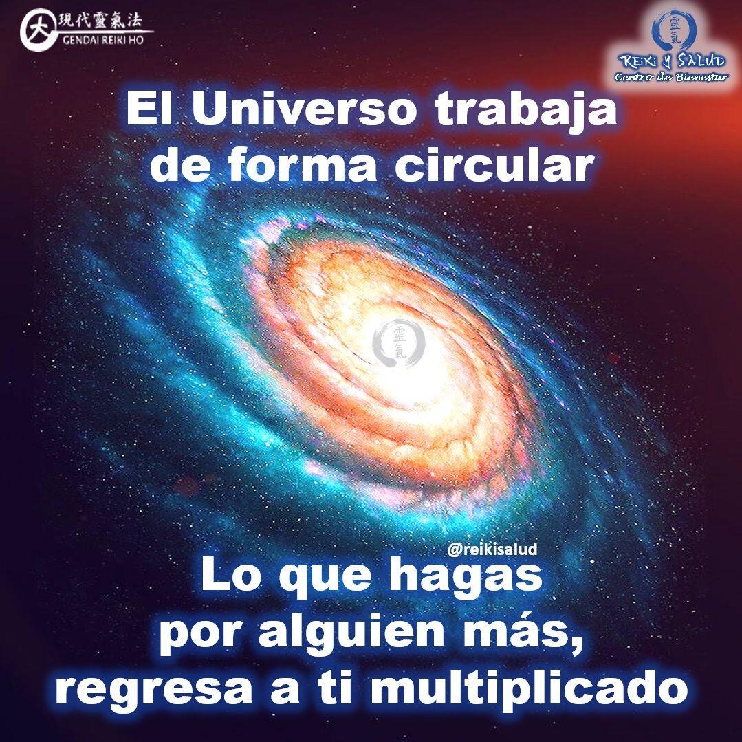 El Universo trabaja de forma circular, Lo que hagas por alguien más, regresa a ti multiplicado.Todas nuestras experiencias de vida son atraídas a nuestro campo, así que procura compartir amor, porque eso es lo que atraerás, procura compartir paz y plenitud, y eso es lo que atraerás.¿Que estas atrayendo en este momento?️ Feliz viaje de auto descubrimiento y despertar.Con toda la certeza que, si lo CREES, lo CREAS, compartimos desde Casa Reiki y Salud, un abrazo de luz, con la confianza de que Dios está con nosotros y somos uno con la conciencia universal.Casa Reiki y Salud, una caricia para el alma, ampliando el circulo de luz, promoviendo una vida de felicidad y bienestar.Gracias, gracias, gracias, Gasho, @dinopierini️ Comparte esta publicación con quien te vino a la mente cuando la leíste., Gracias, gracias gracias🌐 Página WEB: www.gReiki.com#despertar #reikimaracaibo #reikizulia #reikivenezuela #reikisalud #totalcoherencia #reikisalud #smile #bienestar #reiki