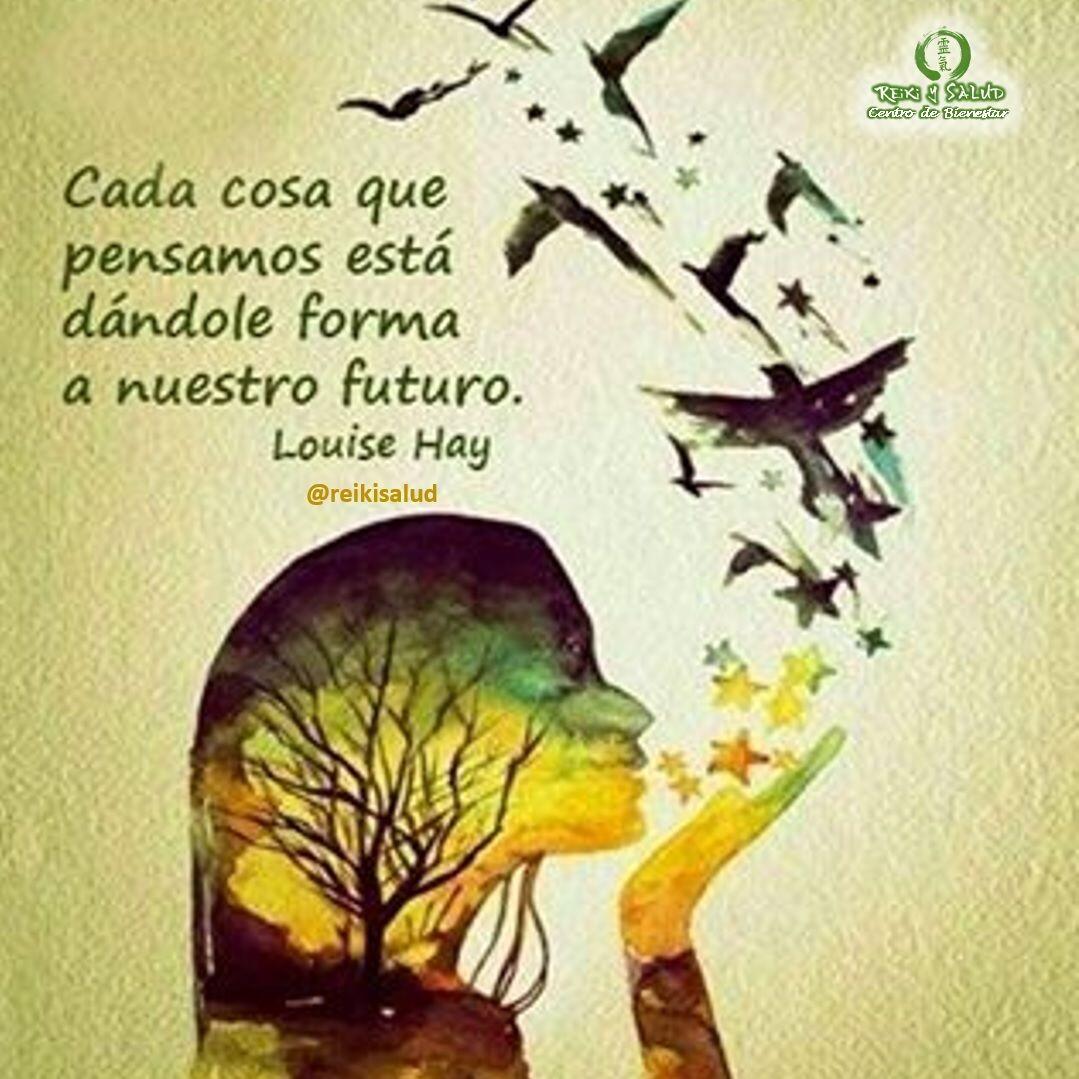 Cada cosa que pensamos está dándole forma a nuestro futuro. Louise HayLa importancia de nuestros pensamientos sobre nuestro futuro, cada vez nos damos cuenta de la transcendencia que tiene nuestra mente sobre lo que nos va a ocurrir.Sabemos que estamos conectados entre nosotros, con el Universo, con los que nos rodean; y nuestra mente es capaz de compartir esa energía, si realmente creemos en algo y trabajamos para ello, la realidad nos llegará y además somos más felices en su búsqueda, ¿por qué estar enganchados a pensamientos negativos? ¿crees que vale la pena?.Esta es otra de las afirmaciones de Louise Hay, que podemos incorporar en nuestras meditaciones, y ejercicios de respiración.️ Feliz viaje de auto descubrimiento y despertar.Con toda la certeza que, si lo CREES, lo CREAS, compartimos desde Casa Reiki y Salud, un abrazo de luz, con la confianza de que Dios está con nosotros y somos uno con la conciencia universal.Casa Reiki y Salud, una caricia para el alma, ampliando el circulo de luz, promoviendo una vida de felicidad y bienestar.Gracias, gracias, gracias, Namaste, @dinopierini️ Comparte esta publicación con quien te vino a la mente cuando la leíste., Gracias, gracias gracias🌐 Página WEB: www.gReiki.com#despertar #reikimaracaibo #reikizulia #reikivenezuela #reikisalud #totalcoherencia #reikisalud #smile #bienestar #reiki