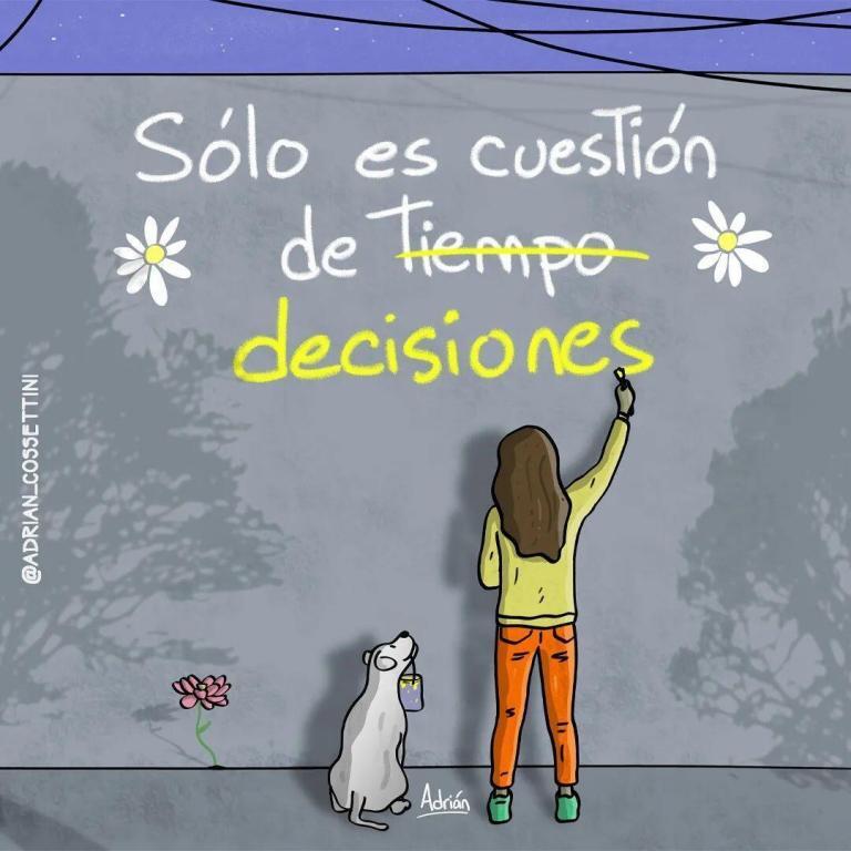 Sólo es cuestión de decisiones. Si no decides y activas nada pasa en este plano.…