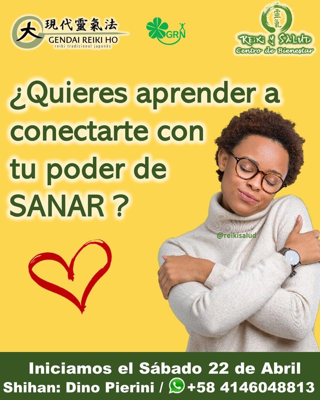 ️️ ¿Quieres aprender a reconectarte con tu poder de sanar?️️ ¿Quieres aprender a reforzar tu salud y bienestar?️️ ¿Quieres aprender a cuidar tu energía vital? Esta es una oportunidad que puedes regalarte y vivir esta poderosa experiencia de Auto conocimiento, reconexión y descubrimiento del poder de autosanar, utilizando técnicas japonesas, para armonizarte y promover tu Bien-Estar Integral.🌞Te invito a iniciar un viaje de Auto descubrimiento, aprendiendo las técnicas japonesas de la GENDAI REIKI HO, dando a conocer esta fórmula para vivir una vida de salud y felicidad. El próximo 22 de Abril 2023, en la modalidad PRESENCIAL. SEMIPRESENCIAL y VIRTUAL, puedes iniciar este este camino de sanación y despertar, durante el Curso de Gendai Reiki Ho Nivel Shoden (1er Nivel – El despertar) Serán cinco jornadas vivenciales, donde revitalizaremos nuestra capacidad de sanación, aprenderemos las prácticas de meditación/autopurificación y encontrar la paz/vitalidad; canalizar conscientemente energía sanadora de forma presencial y a la distancia, integrando las prácticas en nuestro día a día.Casa Reiki y Salud, comparte las técnicas de la Gendai Reiki Healing Association de Japón, con el respaldo internacional de la Gendai Reiki Network. Cursos dictados por Dino Pierini (@DinoPierini), Shihan de la escuela Gendai Reiki Ho desde el año 2008 y miembro de la Gendai Reiki Healing Association en Japón.Condiciones del Curso (Mínimo 19 Horas de formación)Cuatro Clases vía Zoom Sábados 3pm a 6:30 pm, grabadas y compartidas por UN MES. (17 Horas)Encuentro especial de Sintonización/practica/Consultoría en grupo o personalizada (2 a 3 horas)Los cursos incluyen certificado y manuales IMPRESOS con RESPALDO INTERNACIONAL. Si eliges la opción solo VIRTUAL el material será solo digital. Contáctame al +58 414 6048813, utilizando el enlace del perfil o visitando la página www.gReiki.comGracias, Gracias, Gracias, un abrazo de luz, Gassho, @DinoPierini