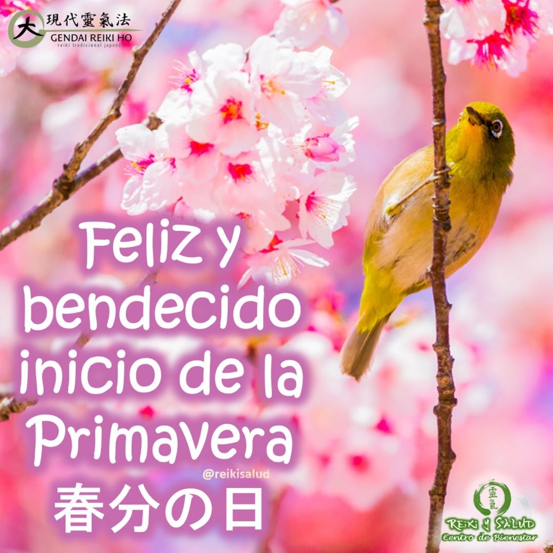 Hoy se celebra el inicio de la primavera y el “Shunbun No Hi” (春分の日) o fiesta del equinoccio de primavera, al tiempo que se preparan los cerezos para florecer en Japón y recibimos con alegría la primavera en el hemisferio norte.La íntima relación del pueblo japonés con la naturaleza hace que esta, también sea una fiesta de respeto a la naturaleza y de aprecio hacia todos los seres vivos. En esta fecha, agradecemos por la llegada de la primavera, la renovación que trae consigo; además de la abundancia y el éxito en la próxima cosecha, reflexionando por sobre todo sobre nuestra siembra presente.Es un día para renovar nuestro respeto y admiración hacia la naturaleza, y amor por las cosas vivas.🌗El equinoccio se produce cuando el Sol está colocado exactamente sobre el ecuador, con lo que la luz y el calor se distribuyen proporcionalmente en ambos hemisferios haciendo que el día y la noche duren (casi) lo mismo, de ahí su nombre.Los equinoccios, son un buen momento en el año, para hacer cambios en la vida, reflexionar sobre nuestro cuerpo físico, manejo de las emociones, patrones de pensamiento, así como cambiar de trabajo o de estudios, mudarse de casa, comenzar una nuevo hobbie, o simplemente hacer limpieza en casa con vistas a la llegada de la primavera y promover una mayor abundancia en nuestras vidas.Es también un buen momento para honrar nuestros ancestros. “La primavera es el momento de los planes y los proyectos.”, León Tolstói.️¿Que has hecho recientemente para promover tu primavera, potenciando tu salud, bienestar y abundancia en tu vida?.Feliz encuentro con tu esencia, Gracias, gracias, gracias, Námaste, @dinopieriniCasa Reiki y Salud, una caricia para el alma, ampliando el círculo de luz, promoviendo una vida de salud y felicidad.🌐Página WEB: www.gReiki.com#despertar #reikimaracaibo #reikizulia #reikivenezuela #reikisalud #totalcoherencia #reikisalud #smile #bienestar #reiki #primavera