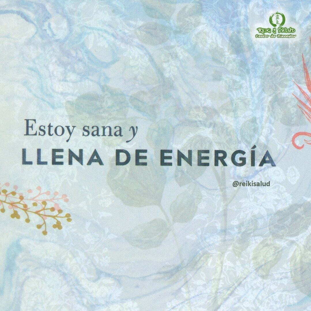 Estoy sana y LLENA(O) DE ENERGÍA. Tengo una energía maravillosa QUE ME SUSTENTA TODOS LOS DÍAS, DE LA MAÑANA A LA NOCHE. Estoy radiante, soy VITAL y me siento VIVA(O).¿Qué pensamientos llegaron a ti, cuando leíste esta afirmación?¡Si resuena contigo, úsala para sanar!️ Feliz viaje de auto descubrimiento y despertar.Con toda la certeza que, si lo CREES, lo CREAS, compartimos desde Casa Reiki y Salud, un abrazo de luz, con la confianza de que Dios está con nosotros y somos uno con la conciencia universal.Casa Reiki y Salud, una caricia para el alma, ampliando el circulo de luz, promoviendo una vida de felicidad y bienestar.Gracias, gracias, gracias, Namaste, @dinopierini️ Comparte esta publicación con quien te vino a la mente cuando la leíste., Gracias, gracias gracias🌐 Página WEB: www.gReiki.com#despertar #reikimaracaibo #reikizulia #reikivenezuela #reikisalud #totalcoherencia #reikisalud #smile #bienestar #reiki