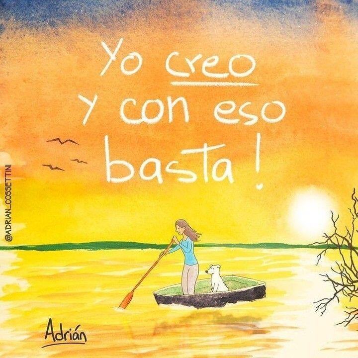 ️ Yo creo y con eso basta!¿Qué piensas tu?Feliz viaje de autodescubrimientoGracias, Gracias, gracias a @adrian_cossettini por sus espectaculares publicaciones y reflexiones; y ustedes por acompañarme cada día, Gassho, @dinopierini#decisiones#accionar#universo#despertar#reikisalud#reikivenezuela#reikimaracaibo