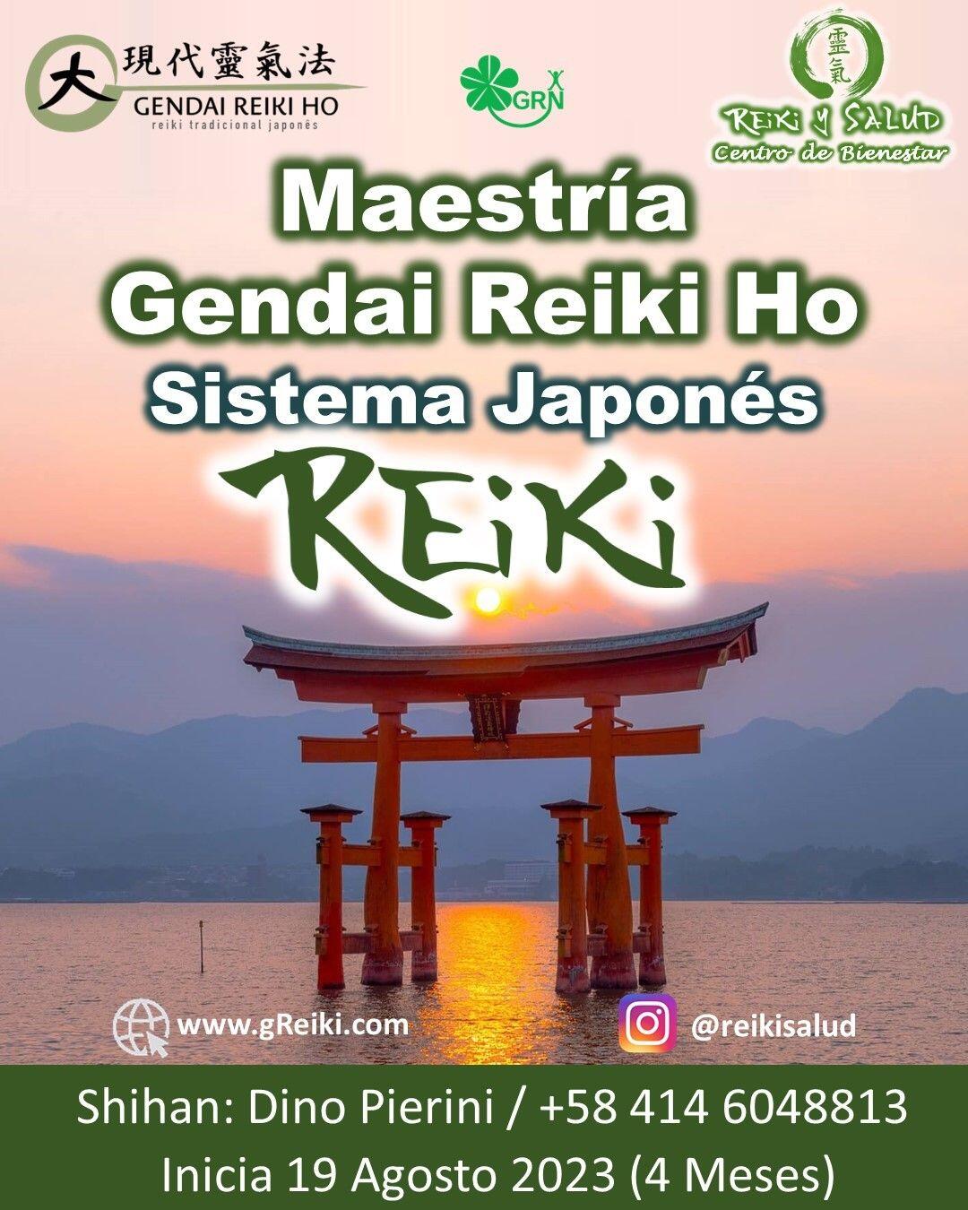 AUN ESTAS A TIEMPO. Con alegría quiero invitarte a que este mismo año 2023, te comiences a empoderar de tu energía de salud y promover así tu bienestar, aprendiendo Usui Reiki Ryoho, con la escuela tradicional japonesa Gendai Reiki Ho, en Casa Reiki y Salud. El 19 de Agosto se inicia un nuevo ciclo formal del programa de formación con el sistema japonés y durante un mínimo de cuatro meses, te llevarán a la MAESTRÍA Interior o Maestría Docente de esta hermosa práctica, con el aval internacional de la Gendai Reiki Network en Japón.🌞 La maestría en Gendai Reiki Ho, contempla cuatro niveles de formación donde iras profundizando y reactivando tu capacidad de manejo de la energía a través de más de 33 técnicas de sanación distribuidas en los siguientes niveles:️Shoden (1er Nivel): El Despertar, curso base de sanación y MANEJO DE LA ENERGÍA.️Okuden (2do Nivel): La Consolidación, donde se profundizan las técnicas y aumentas tu capacidad de sanación.️Shinpiden (3er Nivel): Maestría Interior, nivel especial enfocado en elevar NUESTRA espiritualidad EN PREPARACIÓN PARA NUESTRA MAXIMA EXPANSIÓN DE CONCIENCIA.️Gokuikaiden (4to Nivel): Maestría Docente, nivel enfocado en profundizar en los principios, TÉCNICAS y formar DOCENTES en Gendai reiki Serán jornadas vivenciales, donde revitalizaremos nuestra capacidad de sanación, aprenderemos las prácticas de meditación/autopurificación; y canalizar conscientemente energía sanadora de forma presencial y a la distanciaCasa Reiki y Salud, comparte las técnicas de la Gendai Reiki Healing Association de Japón, con el respaldo internacional de la Gendai Reiki Network. Cursos dictados por Dino Pierini (@DinoPierini), Shihan de la escuela Gendai Reiki Ho desde el año 2008 y miembro de la Gendai Reiki Healing Association en Japón desde el 2019Los cursos incluyen certificado y manuales IMPRESOS con RESPALDO INTERNACIONAL. Contáctame al +58 414 6048813, utilizando el enlace del perfil o visitando la página www.gReiki.comGracias, Gracias, Gracias, un abrazo de luz, Gassho, @DinoPierini🌐 www.gReiki.com#cursosmaracaibo #reiki #reikimaracaibo #reikivenezuela #gendaireikiho #shoden #reikisalud #reikizulia