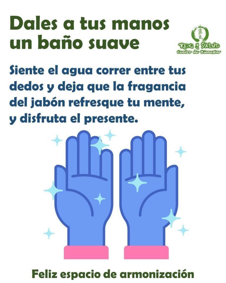 Dale a tus manos un masaje y baño suave, mientras meditas. Debemos crear espacios para…