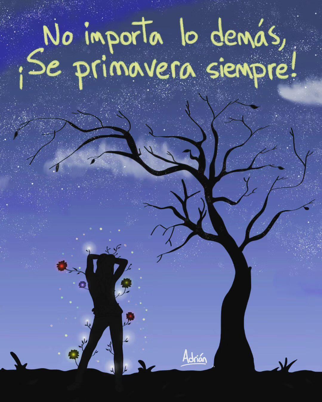 No importa lo demás, ¡Se primavera SIEMPRE!Tu decides.Feliz viaje de autodescubrimientoGracias, Gracias, gracias a @adrian_cossettini por sus espectaculares publicaciones y reflexiones; y ustedes por acompañarme cada día, Gassho, @dinopierini#Reír #Abrazar #Compartir #Soñar #Amarse#universo#despertar#reikisalud#reikivenezuela#reikimaracaibo