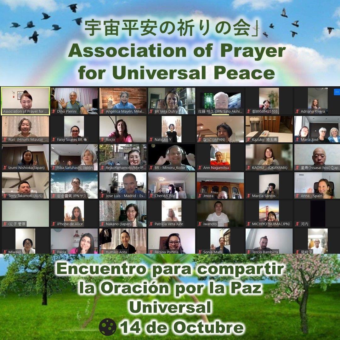 Compañeros comparto con ustedes que el pasado Domingo 14 de Octubre, pude participar nuevamente, junto a 174 compañéros del mundo, la resonancia del amor y la armonía con el grupo de compañeros de todo el mundo, en la'Oración de la paz'?.Association of Prayer for Universal Peace, te invita cada luna llena y nueva, al "Encuentro por la Oración por la Paz Universal" llevando a cabo una "Oración de Paz", proyectando esa energía al gran Universo, mientras resonamos como uno solo (Oneness).Este es un encuentro abierto y gratuito, invitando a toda persona que de corazón desee compartir con compañeros del mundo, unidos con el propósito de expandir la luz en mundo y universo. No necesitas ser practicante de Reiki o pertenecer a Gendai Reiki.No hay necesidad de registrarse, solo entrar y compartir. (Abajo encontraras el enlace)No necesitas nada más que "amor" para ser elegible para participar, así que te damos la bienvenida a compartir ampliamente.La sala se abrirá a las 7: 30 am Hora Venezuela (20:30 Japón), para saludarnos e impregnarnos de la energía de los participantes y compartir experiencias, sin embargo La oración se iniciará a las 8:00 am Venezuela (21:00 Japón) y durará aproximadamente 15 minutos.Este evento es traducido en línea al Inglés, Español y PortugesEvento Organizado por: Gendai Reiki「宇宙平安の祈りの会」Association of Prayer for Universal Peace)Si quieres conocer el enlace te invitamos a vivitar nuestra página www.gReiki.com/oracion o utilizando el enlace en nuestro perfil.Te esperamos en cada día de LUNA LLENA y NUEVA.Próximos Encuentros:29 de octubre, Luna LLena13 de Noviembre, Luna NuevaGracias, gracias, gracias, Gassho, @dinopierini.Invita a quien desees invitar, Gracias, gracias gracias🌐Página WEB: www.gReiki.com#amor #felicidad #abundancia #gratitud #consciencia #bienestar #inspiracion #despertar #reikimaracaibo #reikizulia #reikivenezuela #saludybienestar #reikisalud #coherenciacardiaca #coherenciacorazon