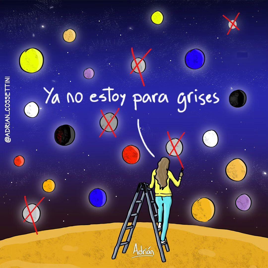 ️ Ya no estamos para GRISES. ¿Que decides TACHAR el día de hoy?¿Te invito a reflexionar, como vives tu vida, de colores o de gris?¿Que cambios se te ocurren debes hacer siempre para mejorar?CuentameFeliz viaje de autodescubrimientoGracias, Gracias, gracias a @adrian_cossettini por sus espectaculares publicaciones y reflexiones; y ustedes por acompañarme cada día, Gassho, @dinopierini#colores#cambio#pausa#universo#despertar#reikisalud#reikivenezuela#reikimaracaibo