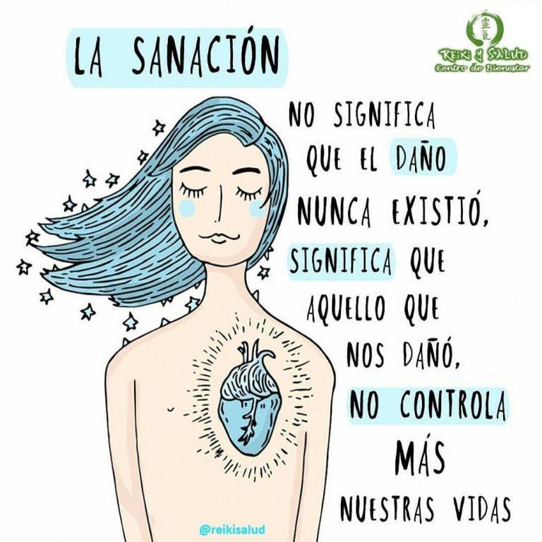 La sanación, no significa que el daño nunca existió, significa que aquello que nos dañó…