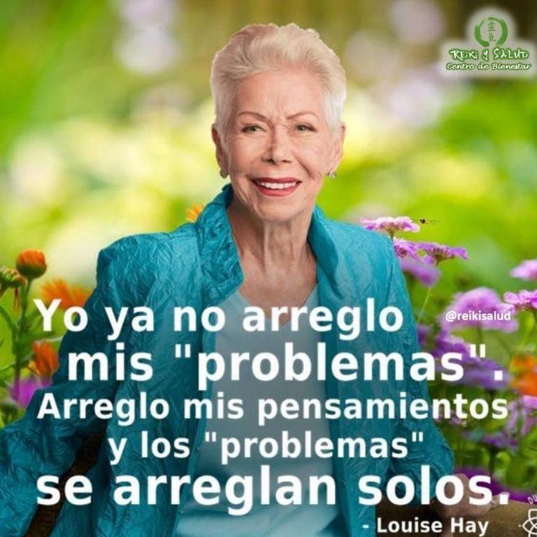 Yo ya no arreglo mis «problemas». Arreglo mis «pensamientos» y los «problemas» se arreglan solos.…