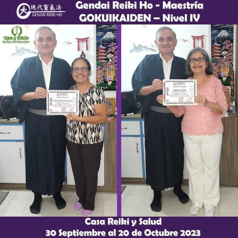 Hoy celebro la certificación de Irene Zabala y Raquel Rojas, como nuevas Maestras/Shihan de Gendai…