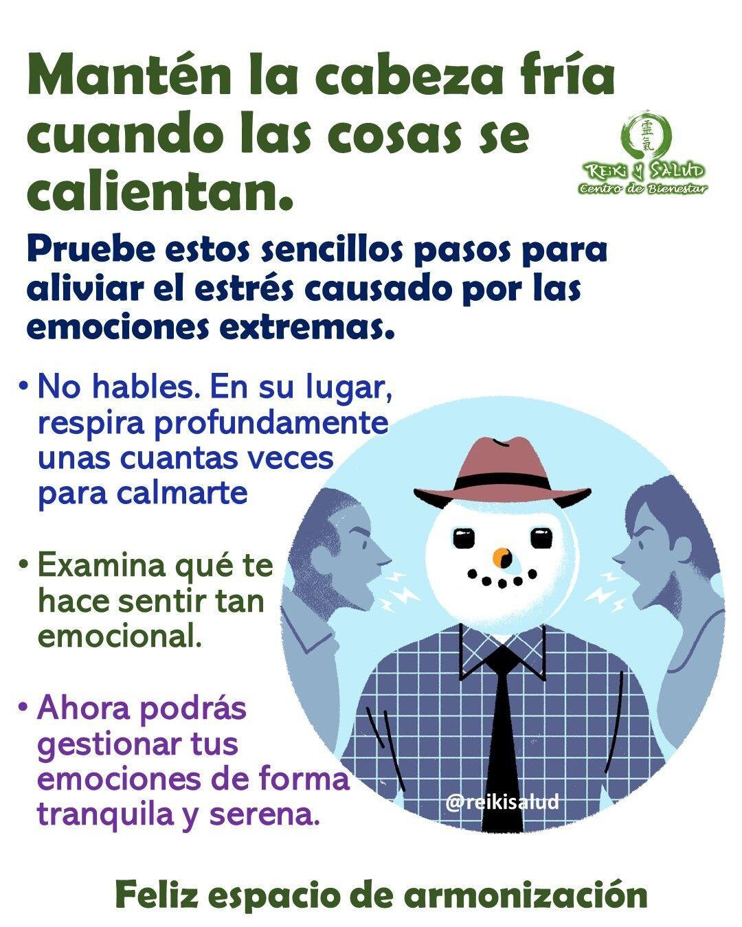 Hay momentos en la vida en los que las emociones intensas como la ira pueden invadirte. Pero ser golpeado por ella tiene sus consecuencias si no las gestionas correctamente.La ira descontrolada puede afectar tus relaciones e incluso tu salud. Es posible que sientas que tu corazón se acelera o que tu cuerpo se siente tenso. Las investigaciones sugieren que la ira puede incluso ser un factor de riesgo para la enfermedad coronaria.Entonces, ¿cómo controlar las emociones intensas? Reconozca sus sentimientos y restaure la calma con estos sencillos pasos:️ No hables. En su lugar, respira profundamente unas cuantas veces y te tranquilice. Cuando un pensamiento de enojo cruce tu mente, déjalo ir suavemente.️ Examina el núcleo de lo que te hace sentir tan emocional: la fuente de tu molestia, enojo o rabia.️ Permite que tus respiraciones se aclaren y calmen tu mente, para que puedas manejar tus emociones de una manera tranquila y serena.Enviale este mensaje a quien crees que lo pueda necesitar😀 Feliz viaje de auto descrubrimiento y armonización.Gracias, gracias, gracias, Gassho @DinoPierini🌐Página WEB: www.gReiki.com#felicidad #abundancia #meditacion #vida #gratitud #reikimaracaibo #reikizulia #reikivenezuela #saludybienestar #reikisalud #reiki @reikisalud