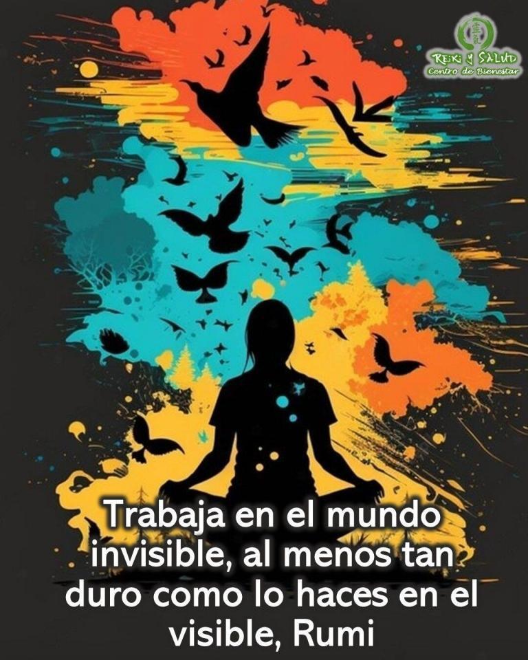 Trabaja en el mundo invisible, al menos tan duro como lo haces en el visible,…