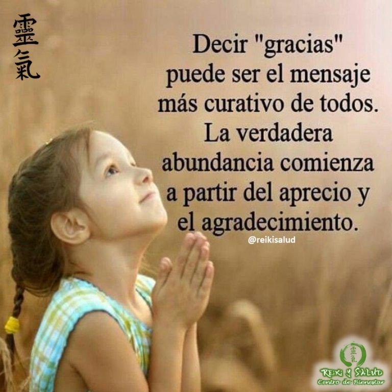 Decir “Gracias” puede ser el mensaje más curativo de todos.