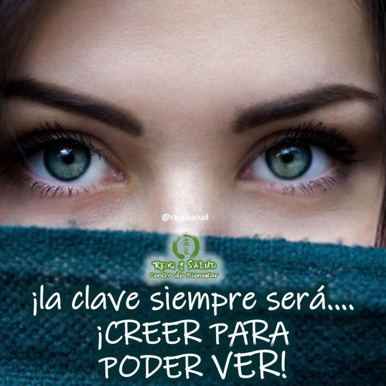 Algunos dice que hay que ver para creer. Pero la clave siempre será… ¡CREER PARA…