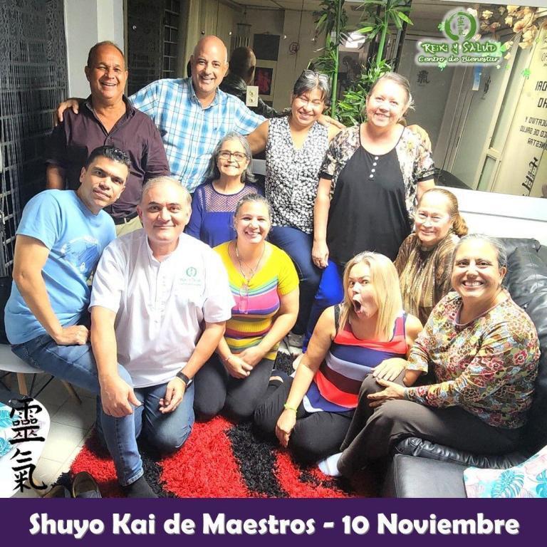 Compañeros de viaje, comparto la foto del último encuentro de maestros, Shuyo Kai de Gendai…