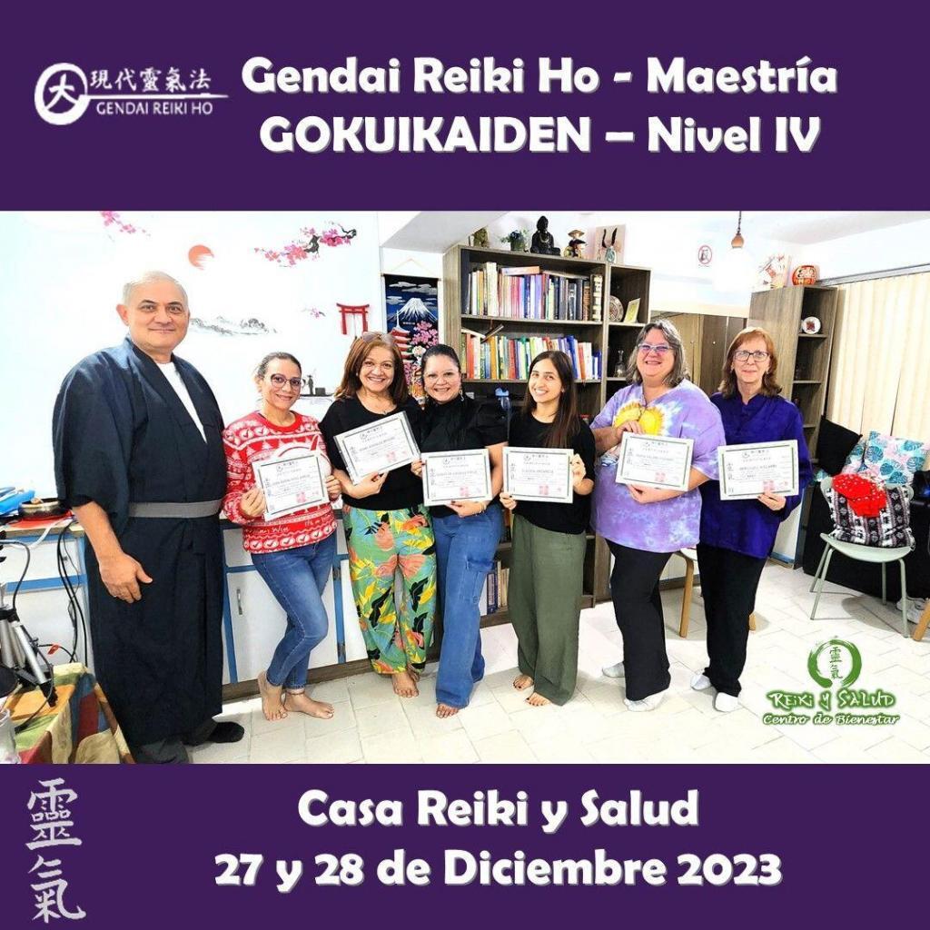 Gokukaiden 28 Diciembre No 1 Hoy 29 de Diciembre celebro la certificación de seis nuevas Maestras/Shihan de Gendai Reiki Ho en Venezuela. Bienvenidas Shihan.