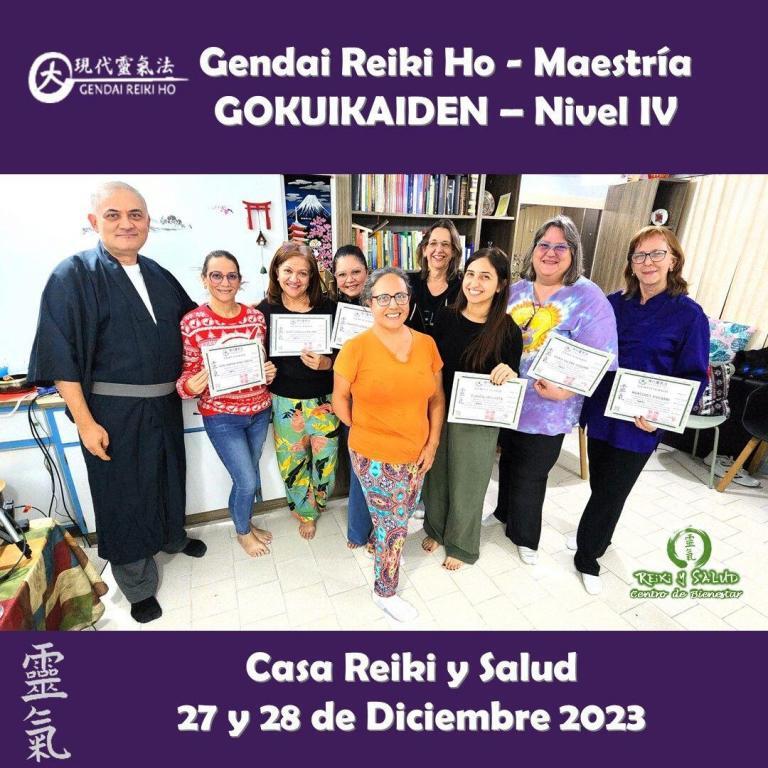 Hoy 29 de Diciembre celebro la certificación de seis nuevas Maestras/Shihan de Gendai Reiki Ho…