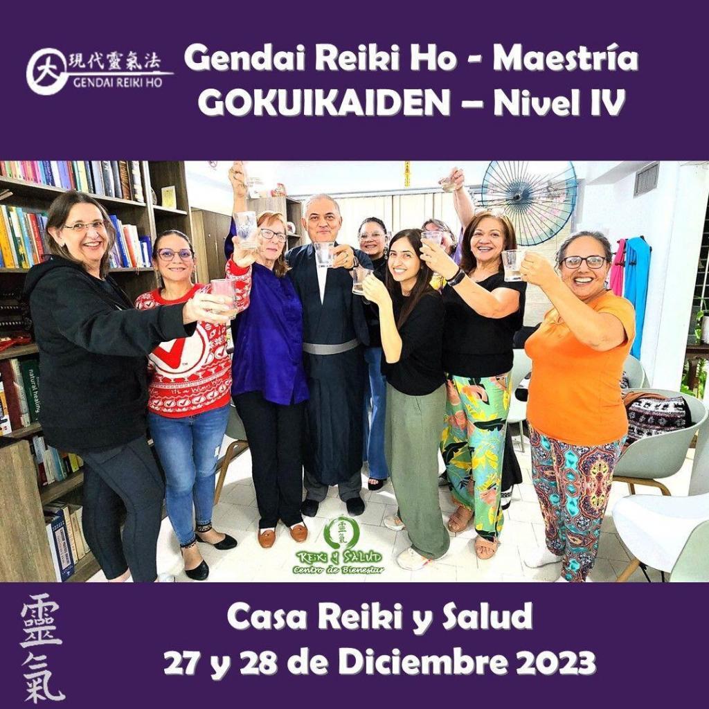 Gokukaiden 28 Diciembre No 2 Hoy 29 de Diciembre celebro la certificación de seis nuevas Maestras/Shihan de Gendai Reiki Ho en Venezuela. Bienvenidas Shihan.