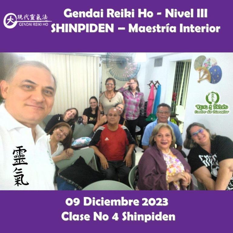 Agradecido y feliz, por nuestra clase No 4 de Shinpiden Gendai Reiki Ho