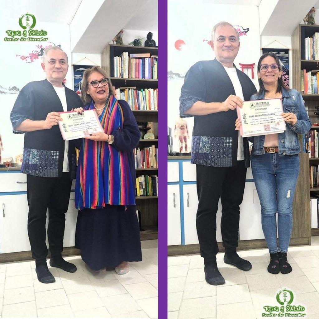 Shinpiden 16 Diciembre No 3 Hoy Celebro siete (7) nuevos Certificados en Shinpiden (3er Nivel) de Gendai Reiki Ho, recibidos por Yasmila Paez, Dora Rivas, Patricia Rincon, Yenniffer González, Yenny González , Maria Salome Viscarri y Mercedes Viscarri
