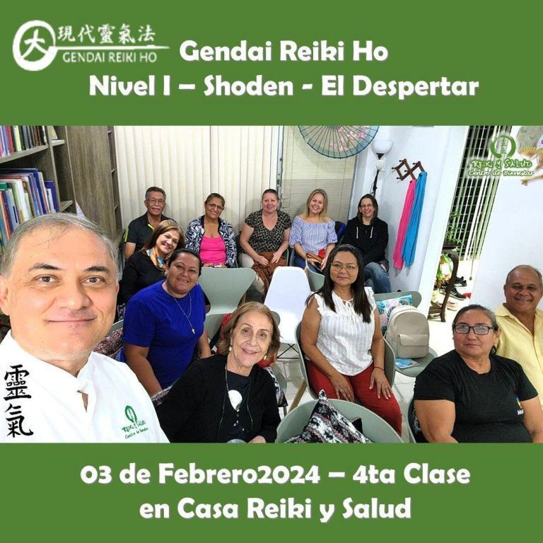 Feliz y emocionado por nuestra Clase No 4 del curso de 1er Nivel, SHODEN encuentro…