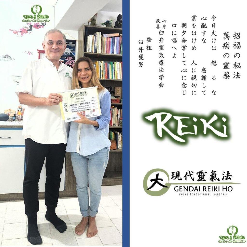 Okuden 22 Marzo 2024 No 6 Hoy 24 de Marzo celebro la consolidación de cinco (5) practicantes de Gendai Reiki Ho, al finalizar el Nivel II (Okuden – La Consolidación) dictado en el Casa Reiki y Salud.