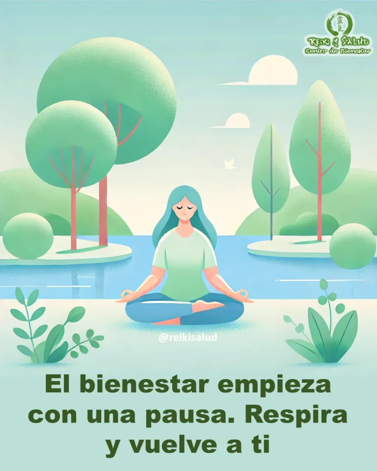 El bienestar empieza con una pausa. Respira y vuelve a ti.