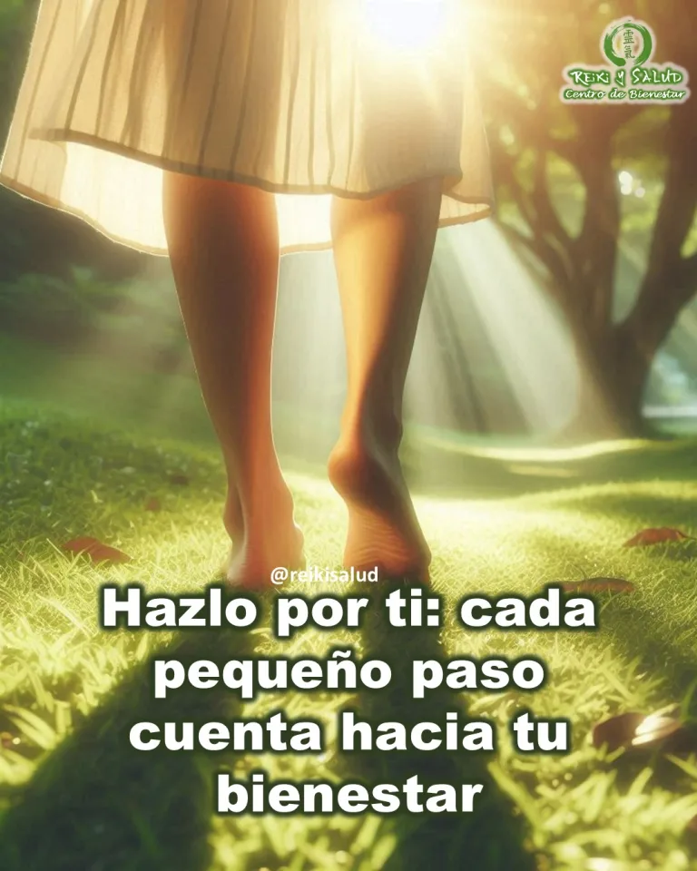 Hazlo por ti: cada pequeño paso cuenta hacia tu bienestar.