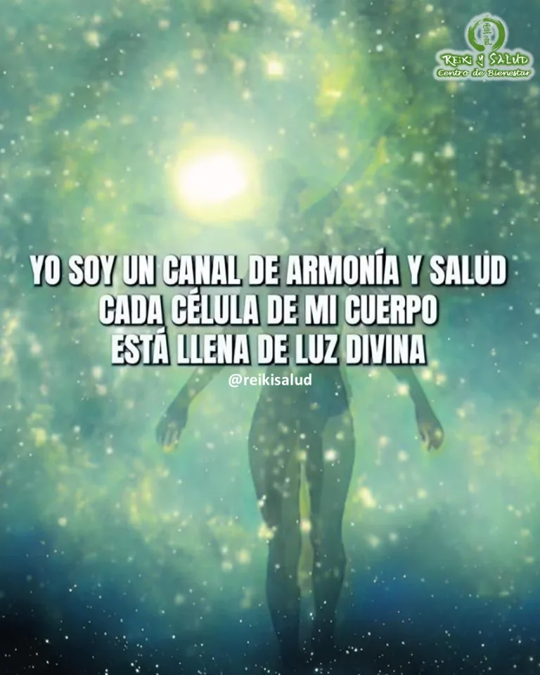 Yo soy un canal de armonía y salud, cada célula de mi cuerpo está llena&hellip;