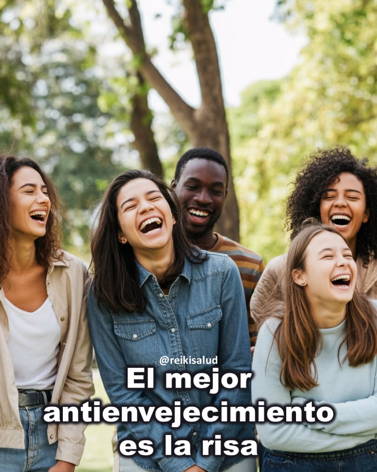 El mejor antienvejecimiento es la risa.