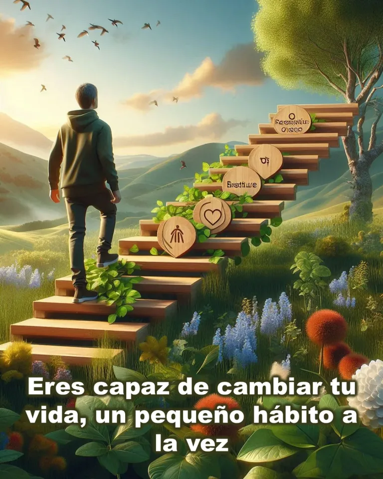 Eres capaz de cambiar tu vida, un pequeño hábito a la vez.