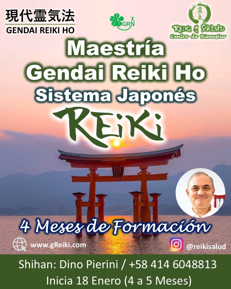 Maestría Gendai Reiki Ho – Sistema Japonés