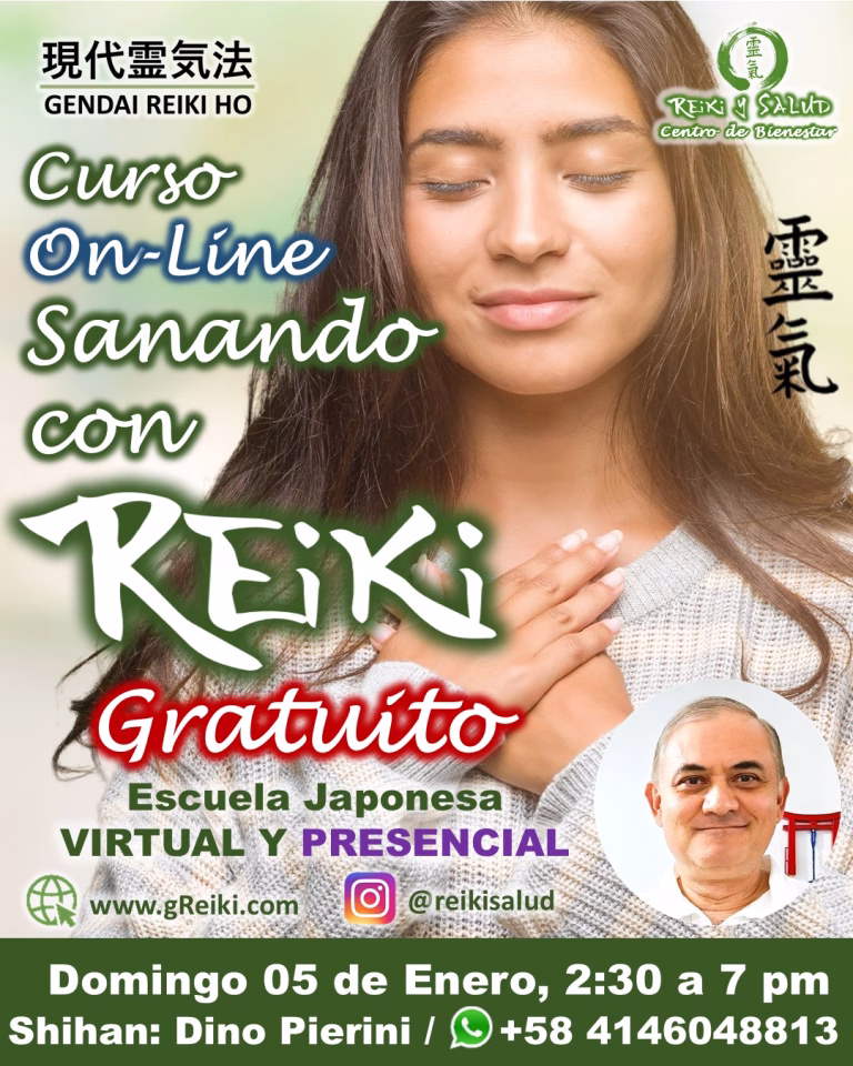 Curso gratuito On-Line «Sanando con Reiki»