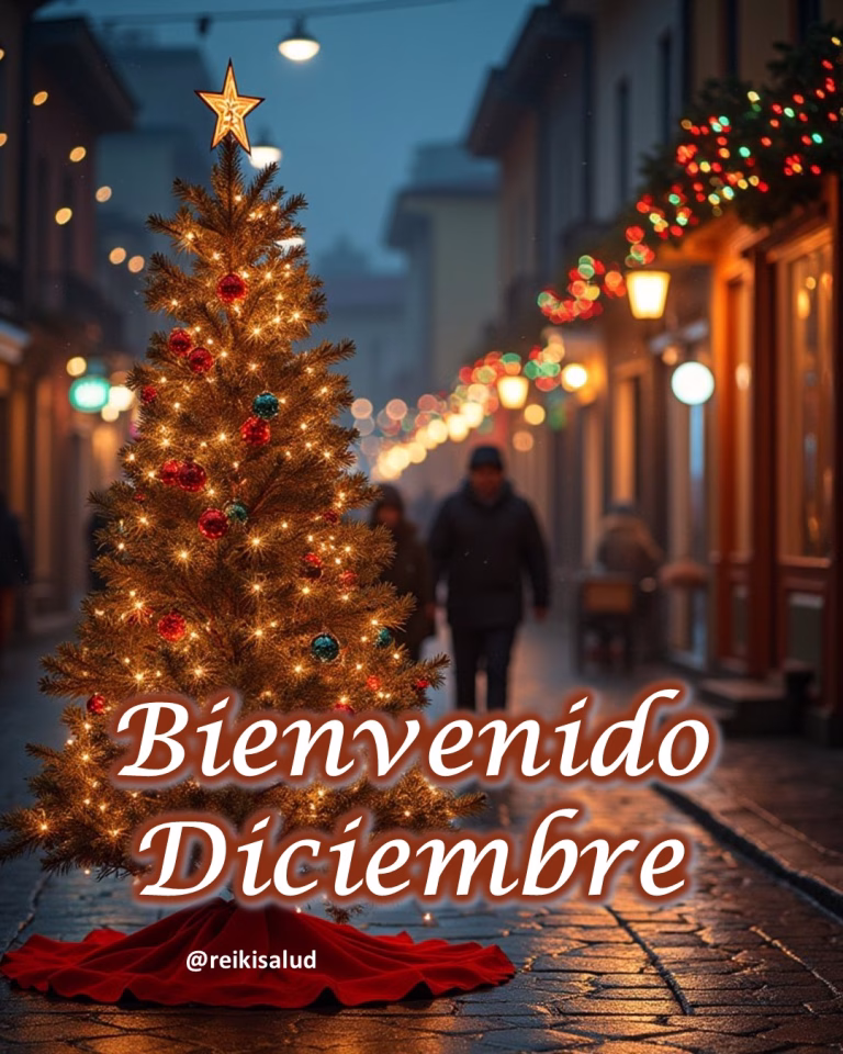 Bienvenido Diciembre, mes donde se renuevan las esperanzas y se diseña el próximo año.