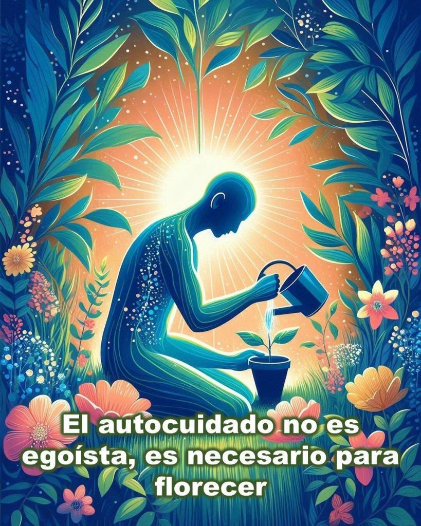 El autocuidado no es egoista El autocuidado no es un acto egoísta, sino una necesidad esencial para florecer.