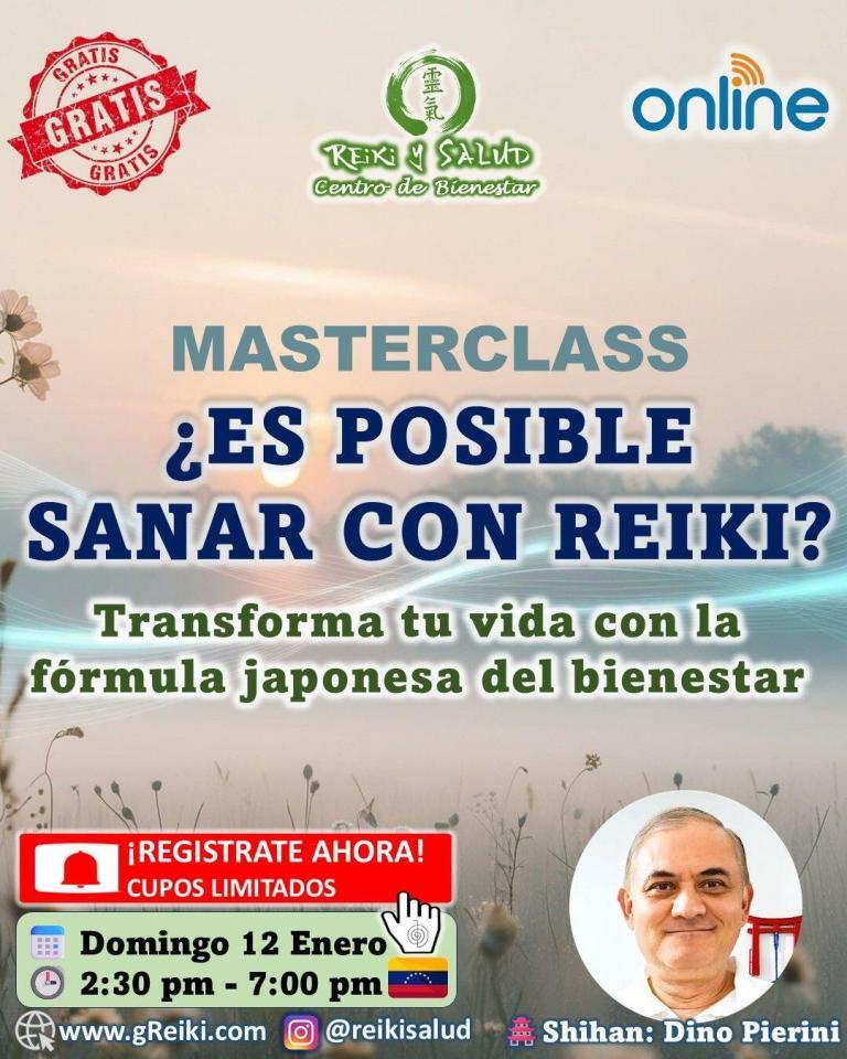 Curso gratuito On-Line «Sanando con Reiki»