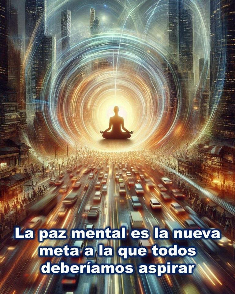 La paz mental es la nueva meta a la que todos deberíamos aspirar.