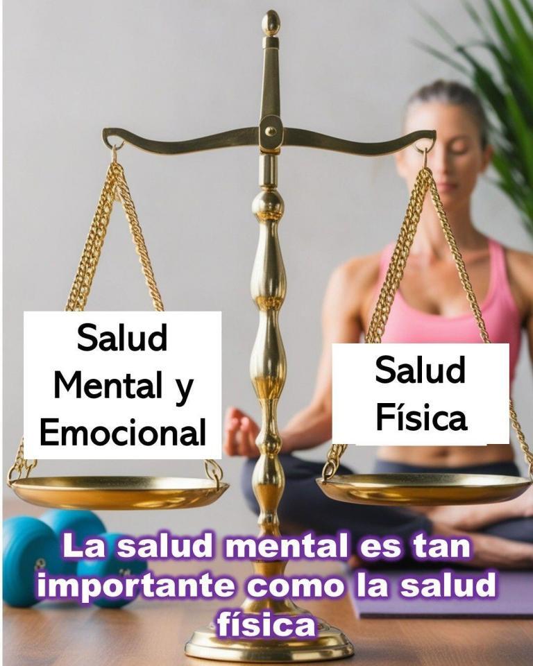 La salud mental es tan importante como la salud física, y ambas están profundamente conectadas