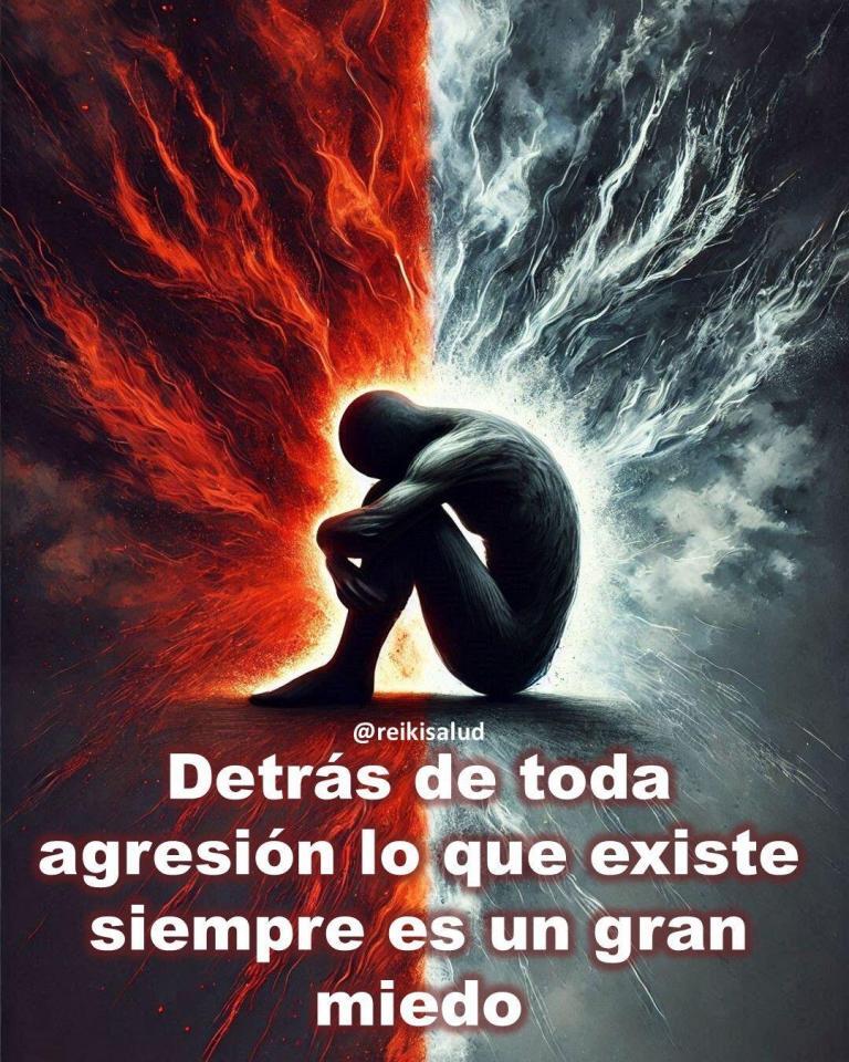 Detrás de toda agresión se esconde siempre un gran miedo