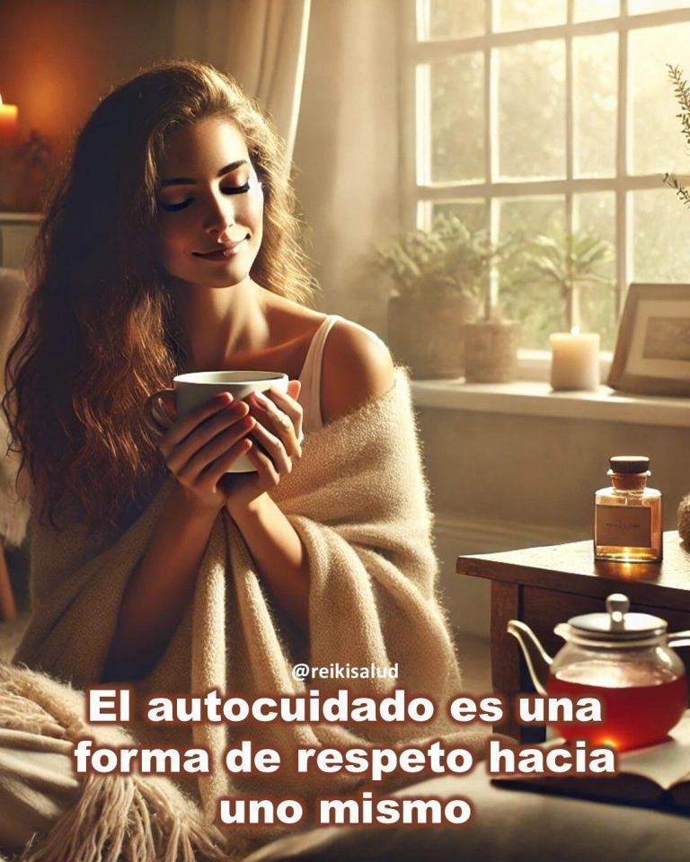 El autocuidado es un acto profundo de respeto hacia uno mismo.