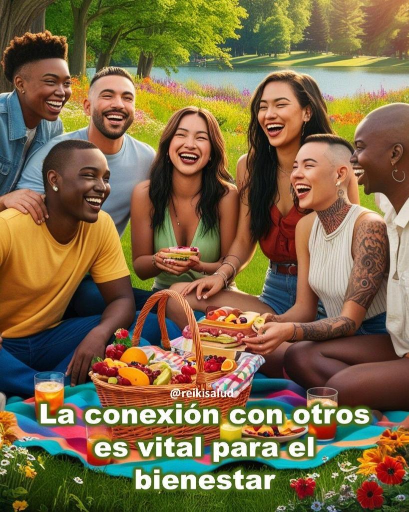 La conexion con otros es vital para el bienestar La conexión con otros es vital para el bienestar.