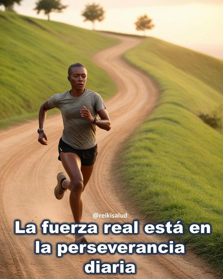 La fuerza real está en la perseverancia diaria.