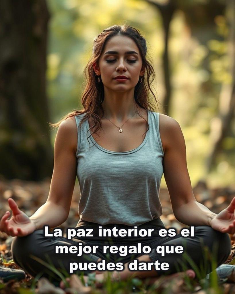 La paz interior es el mejor regalo que puedes darte ¿Qué estás haciendo hoy para encontrar tu paz interior?