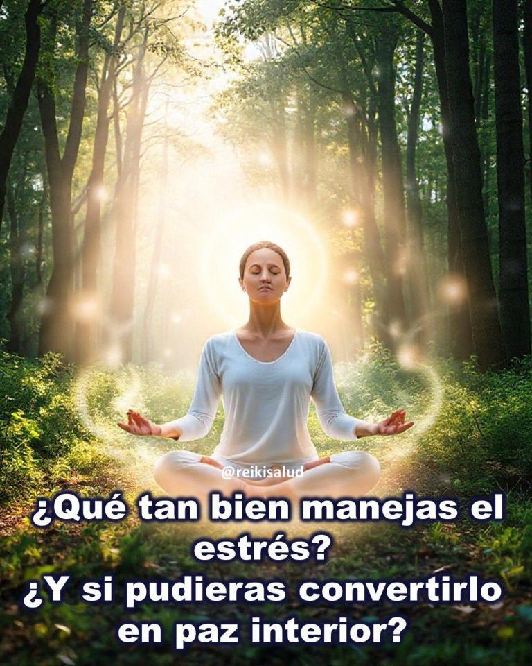 ¿Qué tan bien manejas el estrés? ¿Y si pudieras convertirlo en paz interior?