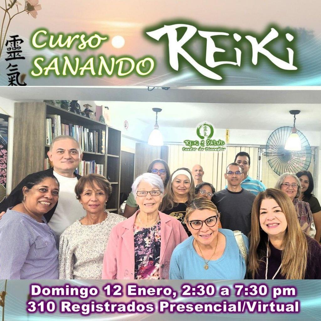 Hoy celebro el curso “Sanando con Reiki” y las 310 almas registradas que dijeron SI al bienestar 2 Sanando con Reiki 12 Enero No 2 1 Hoy celebro el curso “Sanando con Reiki” y las 310 almas registradas que dijeron SI al bienestar