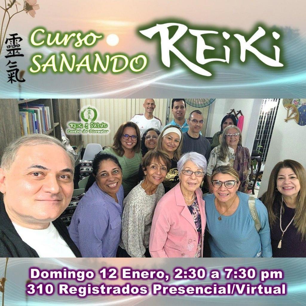 Hoy celebro el curso “Sanando con Reiki” y las 310 almas registradas que dijeron SI al bienestar 3 Sanando con Reiki 12 Enero No 3 Hoy celebro el curso “Sanando con Reiki” y las 310 almas registradas que dijeron SI al bienestar